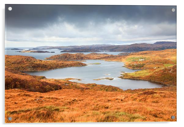 Loch Ardbhair Acrylic by Andrew Ray