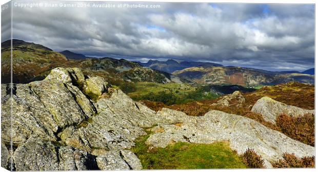 View from Holme Fell Canvas Print by Brian Garner
