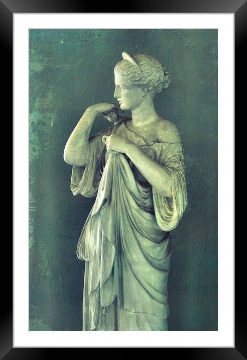 robed in stone  Framed Mounted Print by Heather Newton