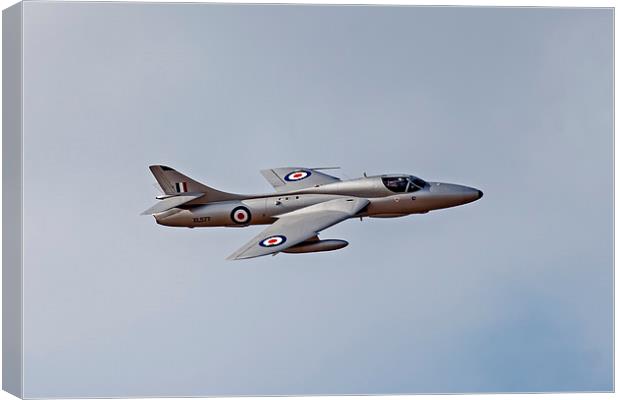 Hawker Hunter XL577 Canvas Print by Roger Green