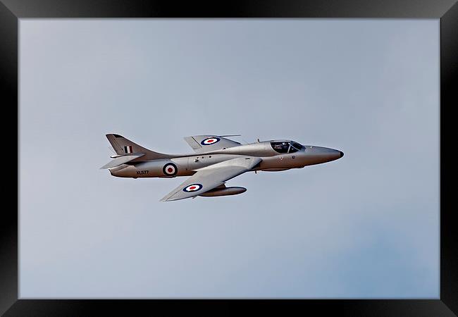 Hawker Hunter XL577 Framed Print by Roger Green