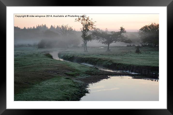  Morning Has Broken  Framed Mounted Print by mike wingrove