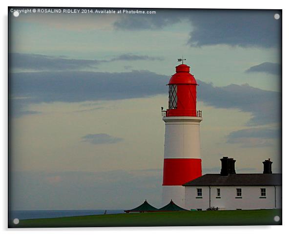 SOUTER LIGHTHOUSE" Acrylic by ROS RIDLEY