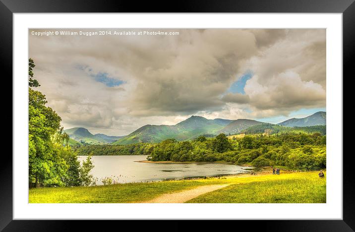  The Path To Derwentwater Framed Mounted Print by William Duggan