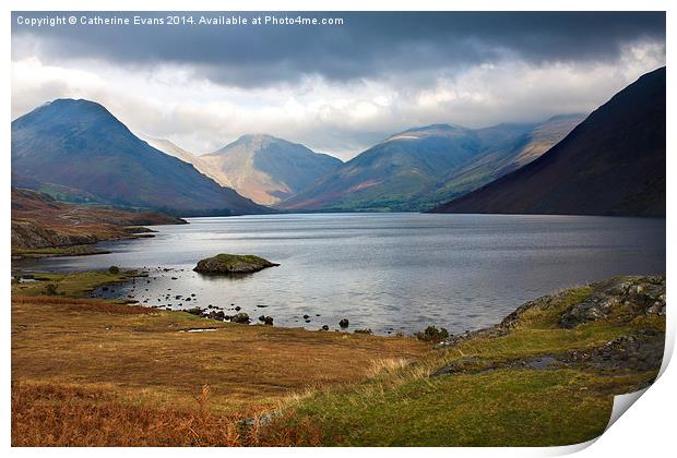  Autumn at Wastwater Print by Catherine Fowler