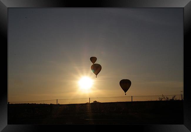 Balloons Framed Print by Colin Johnson