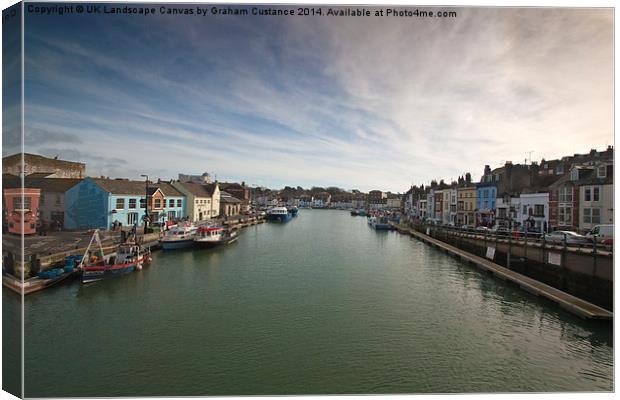  Weymouth Harbour Canvas Print by Graham Custance