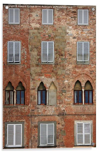 Windows and shutters Acrylic by Howard Corlett