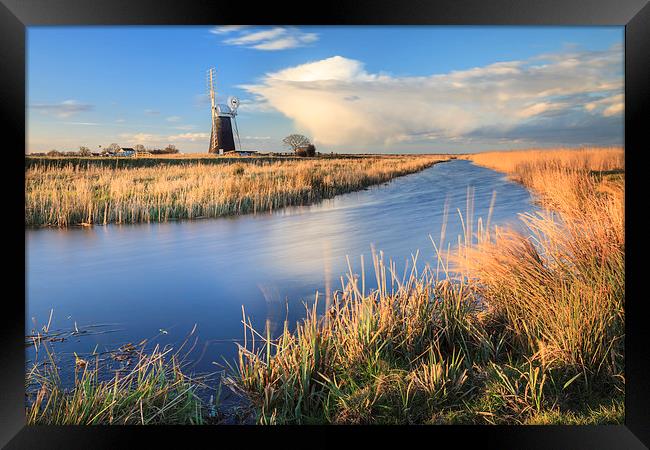 Mutton's Drainage Mill Framed Print by Andrew Ray