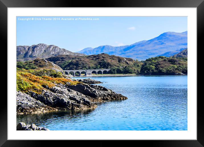  Loch nan uamh Viaduct 2 Framed Mounted Print by Chris Thaxter