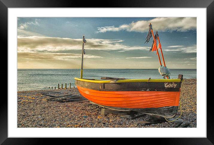  Little Fishing Boat Framed Mounted Print by Clive Eariss
