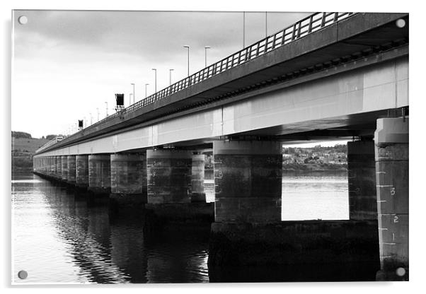 Tay Bridge Acrylic by Gavin Liddle