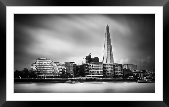  The Shard and City Hall London Framed Mounted Print by Ian Hufton