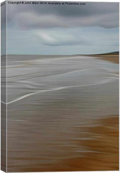 The Beach Canvas Print by John Wain