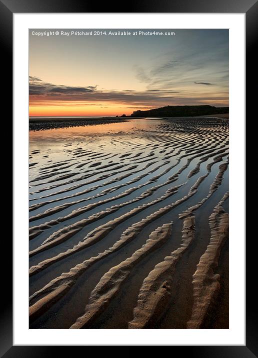  Sandhaven Beach at South Shields Framed Mounted Print by Ray Pritchard