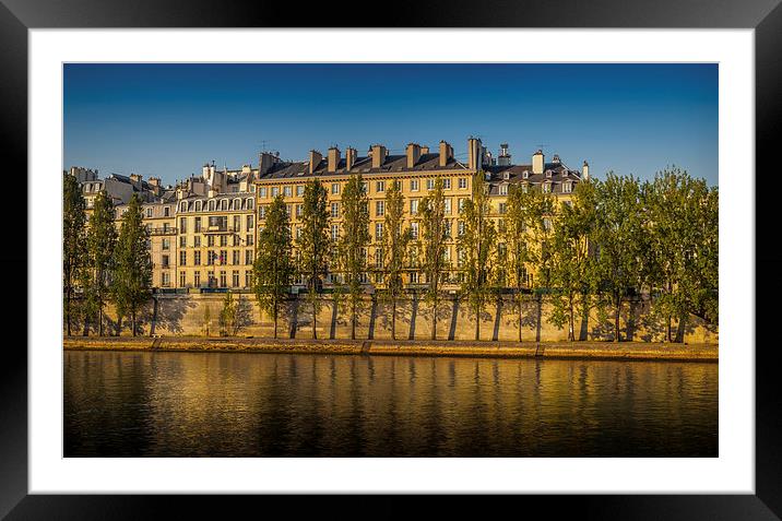 Paris Morning, France Framed Mounted Print by Mark Llewellyn