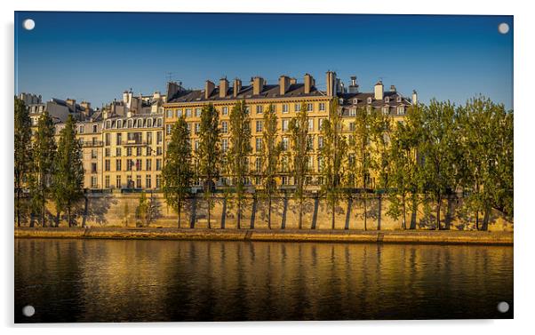 Paris Morning, France Acrylic by Mark Llewellyn