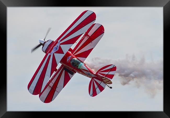 Pitts Special knife edge pass Framed Print by Oxon Images