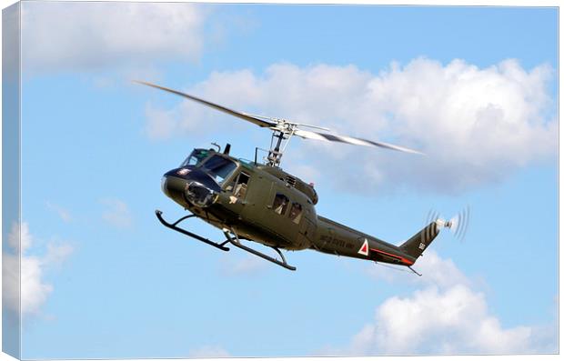  huey helicopter usa Military @ Flying Machines sh Canvas Print by Andy Stringer