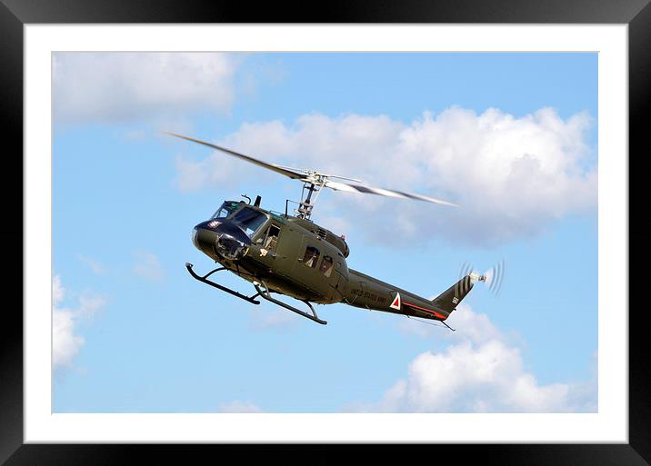  huey helicopter usa Military @ Flying Machines sh Framed Mounted Print by Andy Stringer