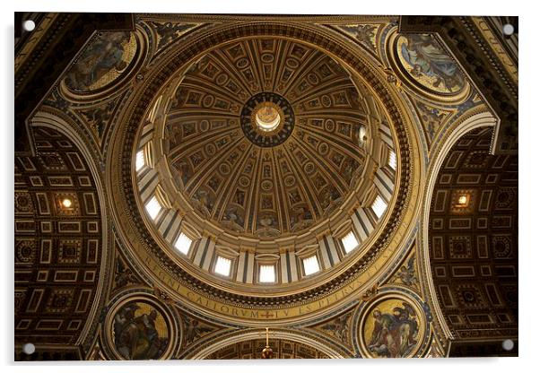 St. Peter's Basilica Acrylic by Stephen Taylor