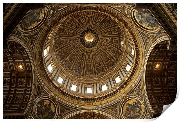 St. Peter's Basilica Print by Stephen Taylor