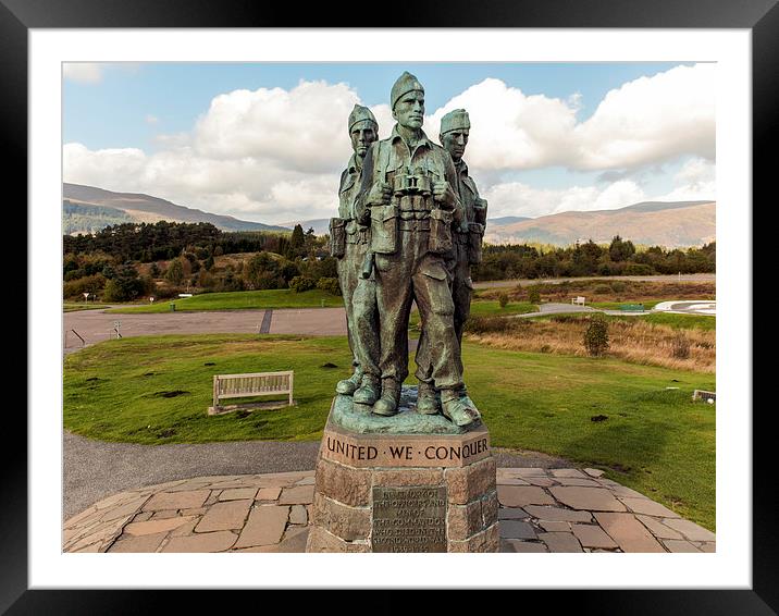 Commando Memorial, Spean Bridge Framed Mounted Print by Gary Eason