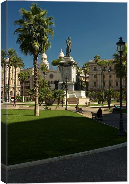  Piazza Cavour Canvas Print by Stephen Taylor