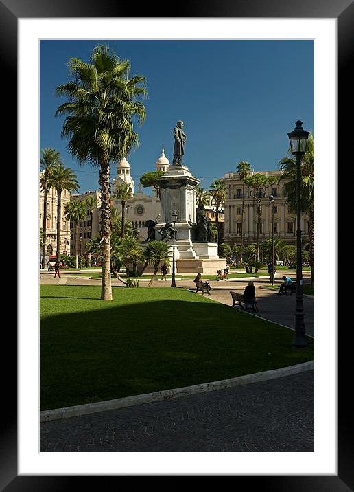  Piazza Cavour Framed Mounted Print by Stephen Taylor