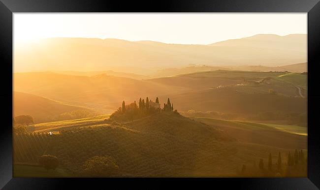 Sunrise at the Belvedere Framed Print by Dave Wragg