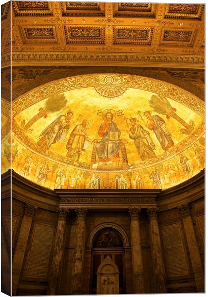 St. Pauls Basilica, Rome Canvas Print by Stephen Taylor