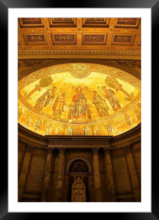 St. Pauls Basilica, Rome Framed Mounted Print by Stephen Taylor
