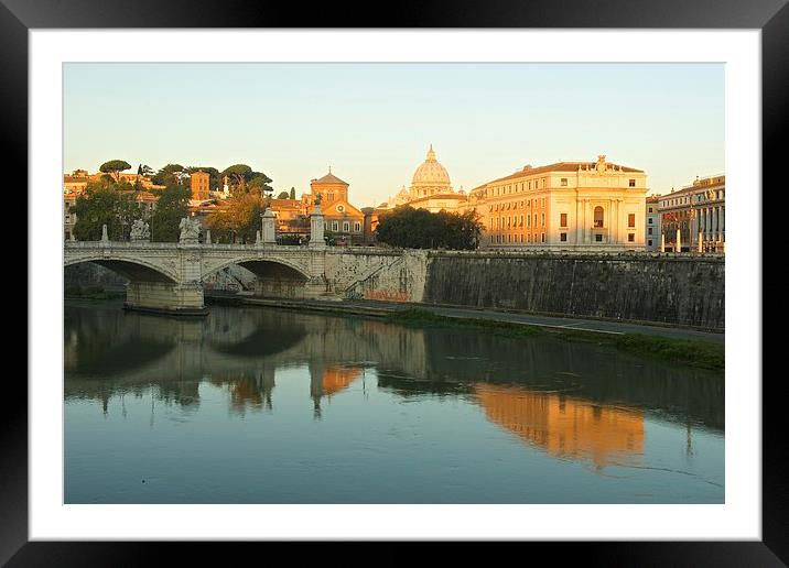  Early Morning in Rome Framed Mounted Print by Stephen Taylor