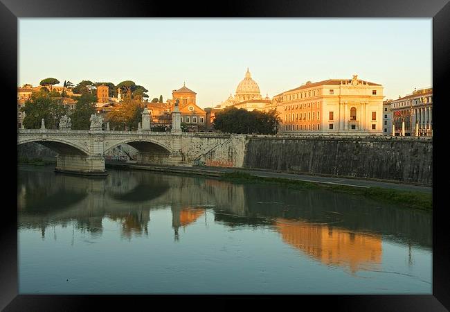  Early Morning in Rome Framed Print by Stephen Taylor