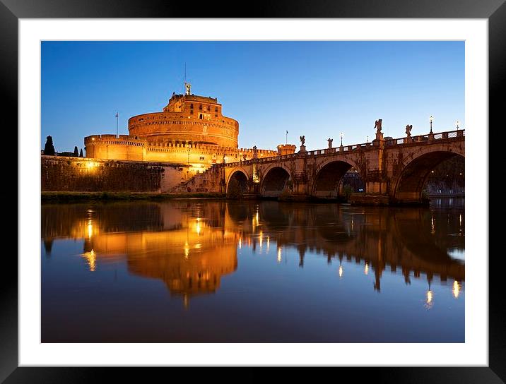 Ponte Sant'Angelo Framed Mounted Print by Stephen Taylor