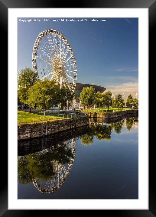 Liverpool Big Wheel Framed Mounted Print by Paul Madden
