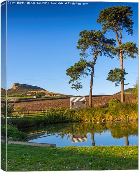  Roseberry Topping 3 Canvas Print by Peter Jordan