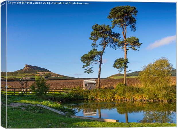  Roseberry Topping 4 Canvas Print by Peter Jordan