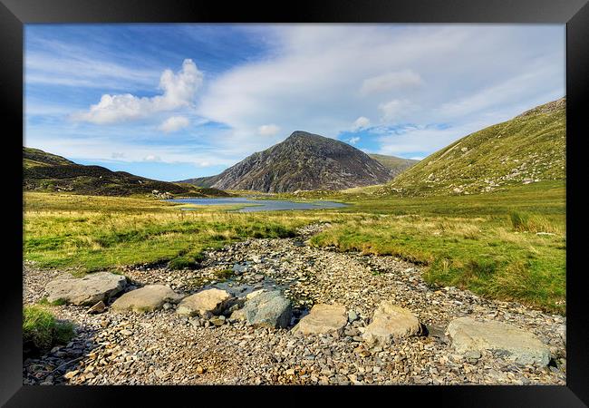 Stepping Stones  Framed Print by Ian Mitchell