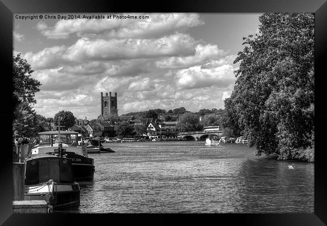 Henley-on-Thames Framed Print by Chris Day
