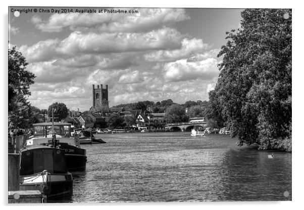 Henley-on-Thames Acrylic by Chris Day