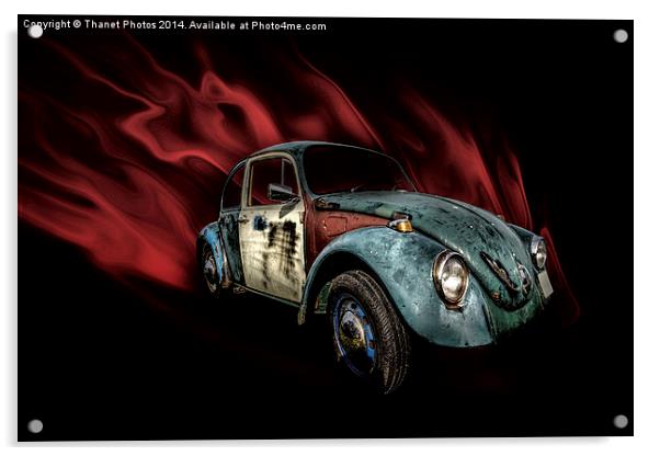  Volkswagen Acrylic by Thanet Photos