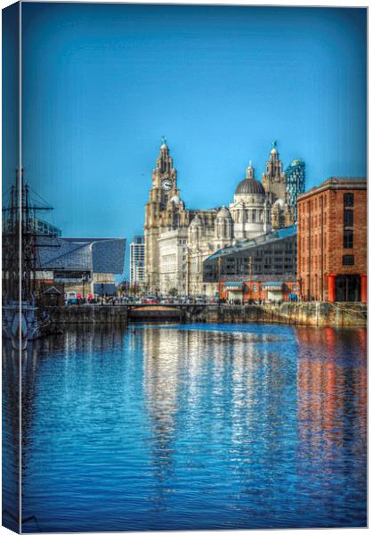  reflections of the three graces Canvas Print by sue davies