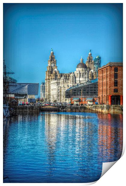  reflections of the three graces Print by sue davies