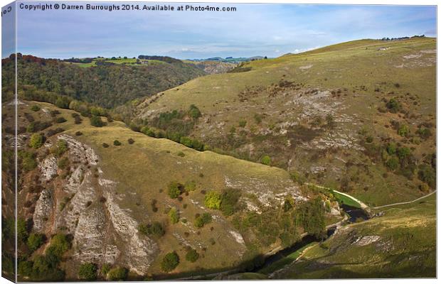   Dovedale Canvas Print by Darren Burroughs