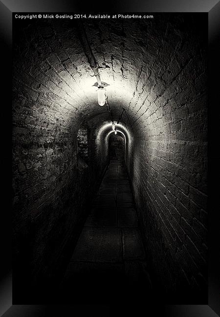  The Workhouse Cellar Corridor Framed Print by RSRD Images 