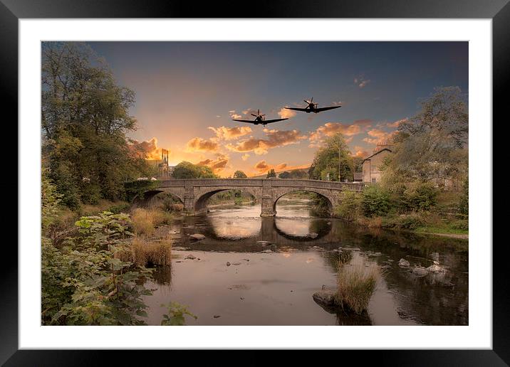 Over The Bridge  Framed Mounted Print by J Biggadike