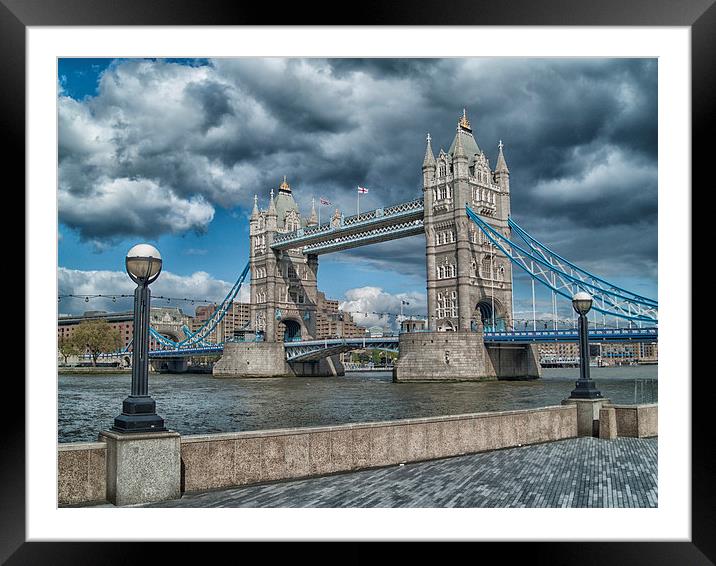  Fantastic Tower Bridge Framed Mounted Print by Clive Eariss