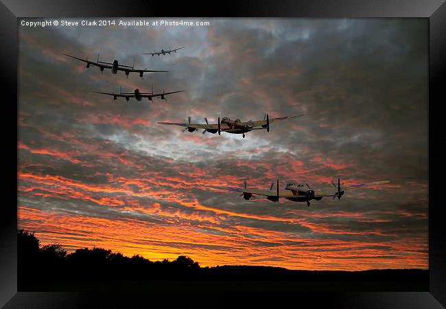  At The Going Down Of The Sun Framed Print by Steve H Clark