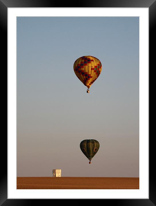 Balloons Framed Mounted Print by Colin Johnson
